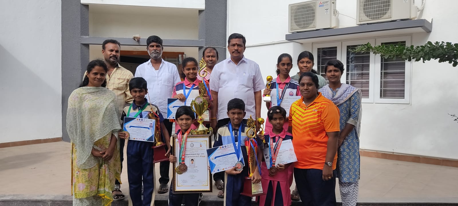Sri Ambal Thulasi Public School - International Yoga Day 2023
